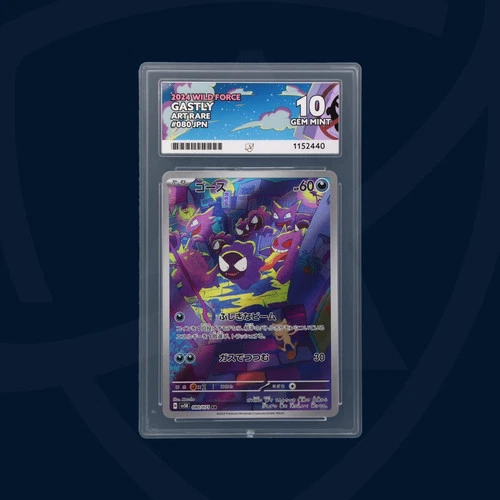 Gastly - 080/071 - 2024 Wild Force - Japanese - ACE GEM MINT 10