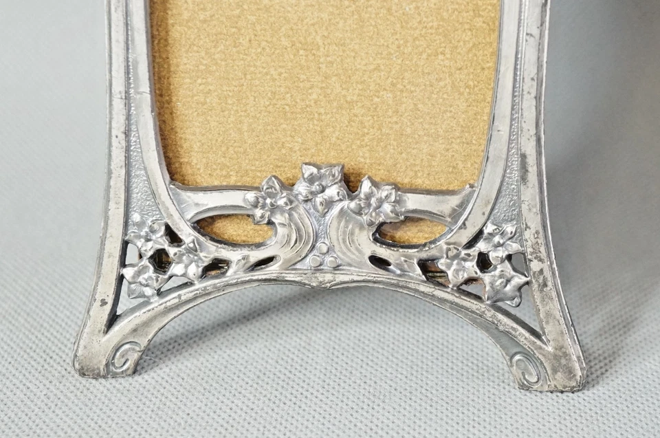 Marco de fotos alemán Art Nouveau de 1900 Osiris Albert Muller caballete trasero Foto 3 de 4