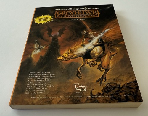 Advanced Dungeons & Dragons Greyhawk Adventures Minilibro Stampa Anniversario 4”x3” - Foto 4 di 6