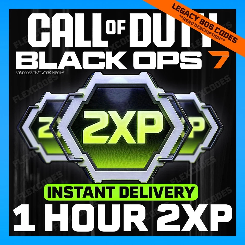 Call of Duty Black Ops 7 (BO7) 🔥 1 HOUR Double XP 2XP 🔥 BO6 Codes | Global 2XP