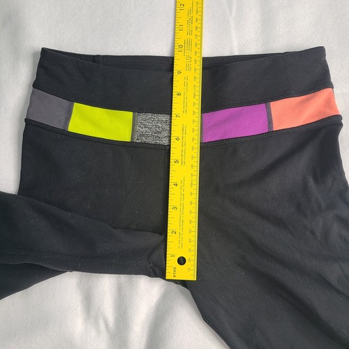 Lululemon Groove Recortado Acampanado Bloque de Color Atlético Leggings Pantalones Mujer 4 2370 - Imagen 6 de 6