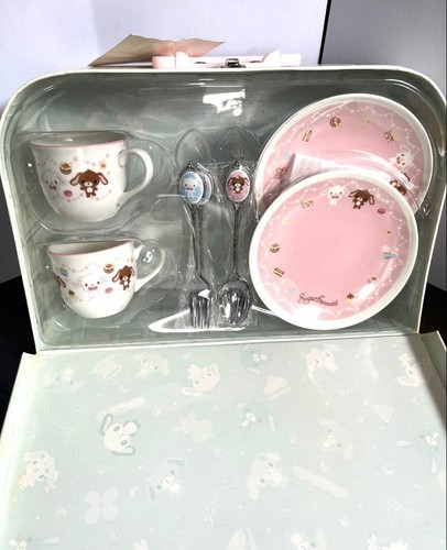 Sugarbunnies Pair Tea Set with Handy Case - Picture 1 of 8