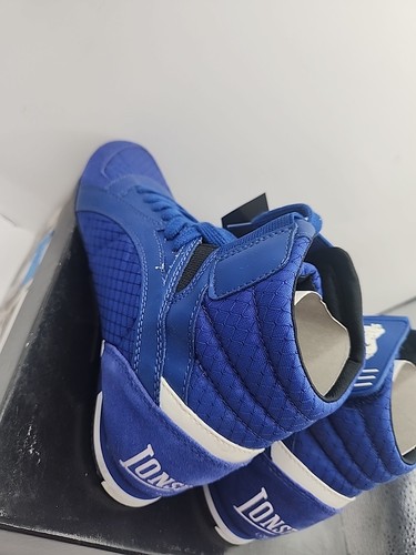 Zapatos de boxeo Lonsdale Swift Boot. Talla Juvenil 4. Azul. Nuevo con caja - Imagen 6 de 11