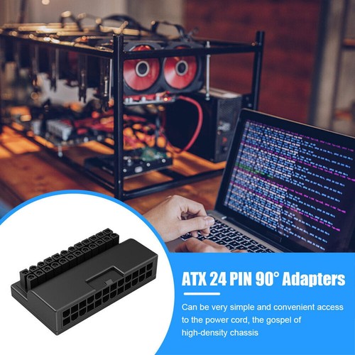 90 Degree ATX 24Pin Female to Male Connector Prolonged Plastic Power Adapter m - Picture 17 of 18
