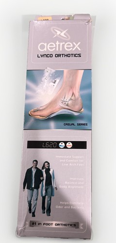 Aetrex Lynco Orthesen L620 Einlegesohlen Casual Series Fußgewölbestütze Damen 9 - Bild 1 von 4
