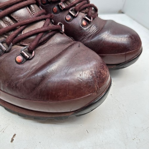 British Army Surplus Defender Brown Leather Combat Boots - Altberg Size UK 10 M - Picture 3 of 20