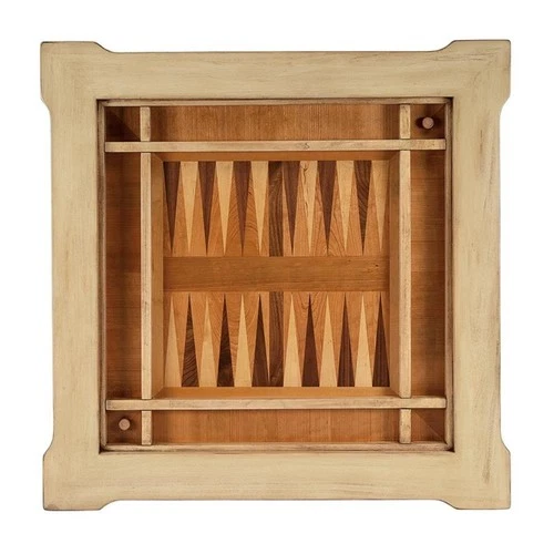 Butler Specialty Company Vincent Antique Beige Multi-Game Card Table - Picture 9 of 10