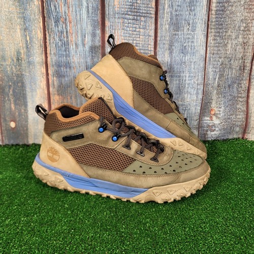 Timberland Greenstride Motion 6 Mid Lace Up Hiking boot Green/Brown - Size 11.5 - Picture 2 of 10