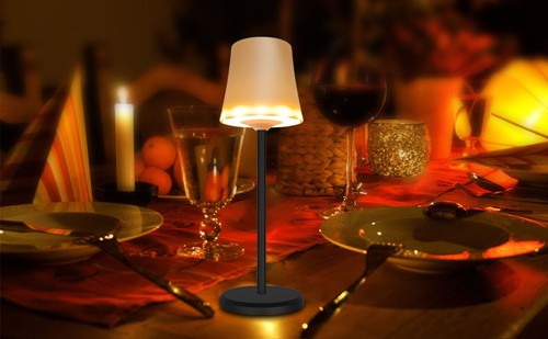 Touch Dimmbar LED Tischlampe RGB Nachtlicht USB Akku Nachttischlampe Atmosphäre - Bild 19 von 22