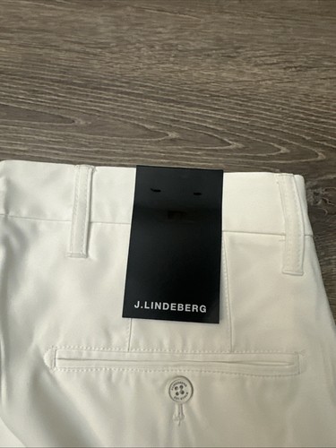 J Lindeberg Micro High Stretch Ellott pants Mens 32x30 White Golf Pants - Picture 6 of 10