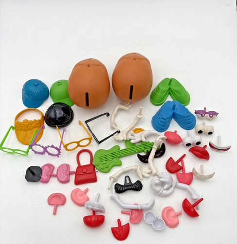 Hasbro Mr. Mrs. Kartoffelkopfteile Zubehör großes Konvolut 50 Teile Mix Match