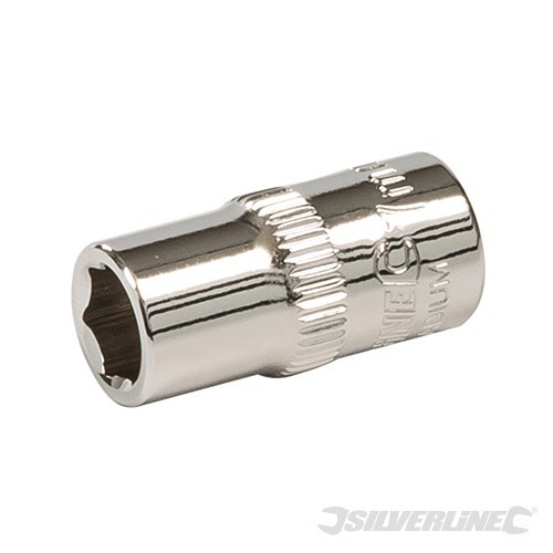 7mm 6 Point Socket 1/4" Drive Metric 854853 Silverline Mechanical Engineering - Picture 1 of 3