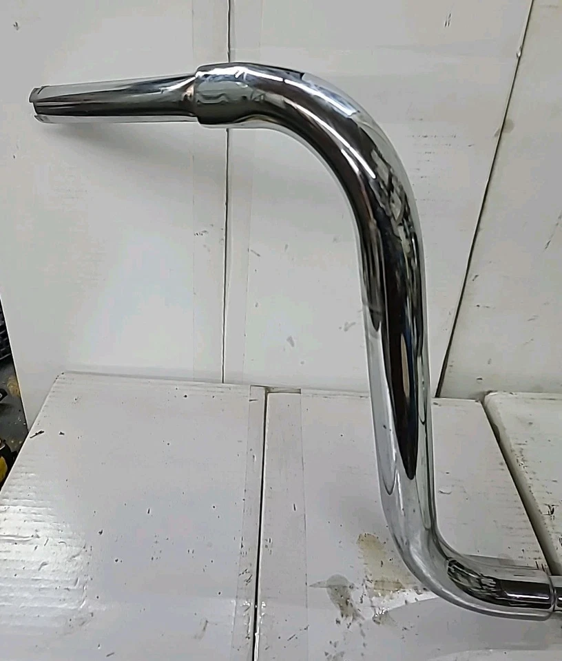 12'' Rise 1 1/4" Ape Hanger Handlebar For Harley Softail Road King - Oversized - Image 3 of 4