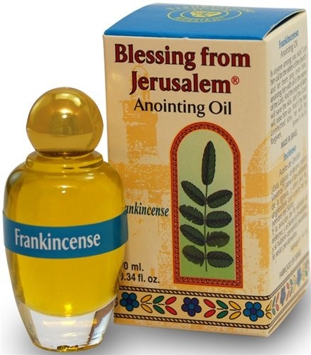 Blessing from Jerusalem Anointing oil - 10ml ( .34 fl. oz. ) (Frankincense) - Picture 1 of 1