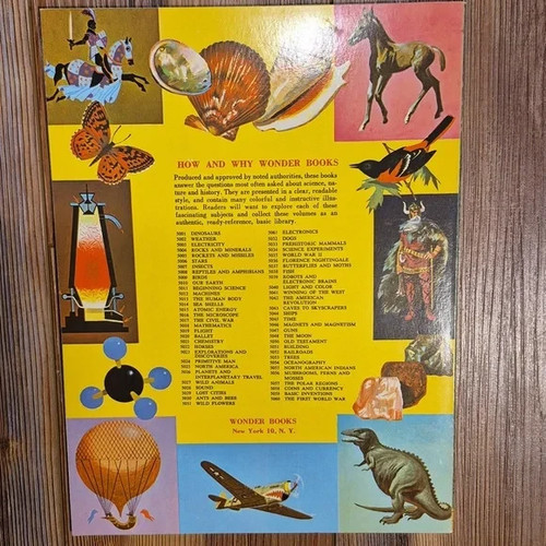 Vintage 60's How And Why Wonder Book - Airplanes And The Story Of Flight - Imagen 3 de 3