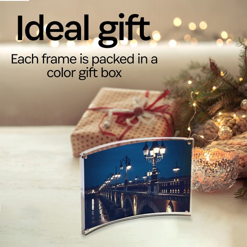 Curved Magnet Frame by -5x7 inch - Picture 4 of 7