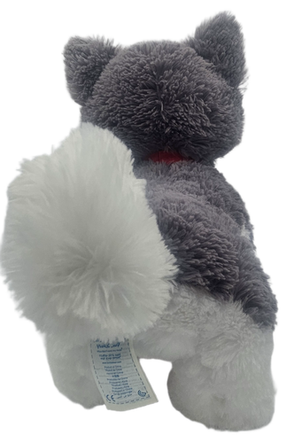 Build A Bear Promise Pets Husky Dog Plush Gray & White Stuffed 12 Inch BAB 2015 - Picture 3 of 7