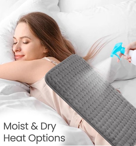 Heating Pad for Back Pain Relief, Heating Pads for Period Cramps with 9 Heat ... - Picture 5 of 7