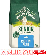 Hypoallergenic Dry Cat Food for Senior Cats Fish4kg Brand New Best Fast Delivery 9.81 per kilo