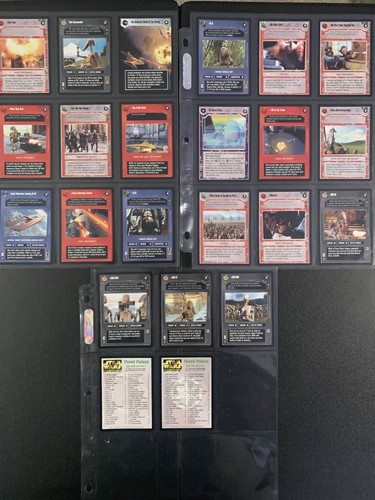 Star Wars CCG SWCCG Theed Palace Juego Completo 120/120 Descifrador SIN AI - Imagen 5 de 5