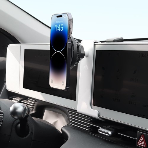 Soporte de teléfono de coche para Hyundai IONIQ5 2022, 2023, 2024 - Montaje personalizado para S... - Imagen 6 de 9