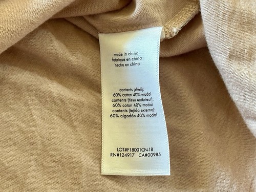 Size 2XL - Onia Modal Cotton Lightweight T-Shirt Light Pink Mauve Worn 2x - Picture 5 of 7