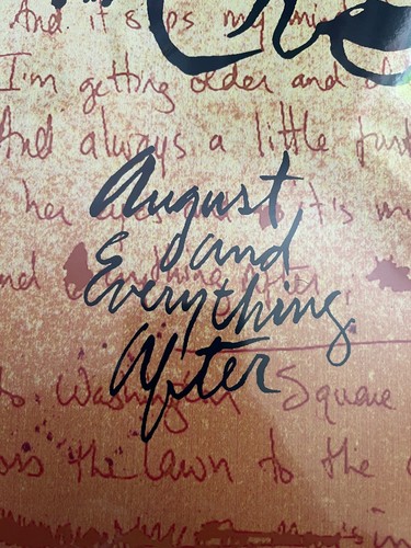 Counting Crows August And Everything After Double Vinyl 2LP Gatefold 2016 Sealed - Picture 5 of 8