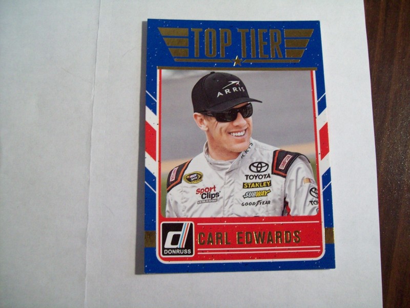 Carl Edwards 2017 Panini Donruss TOP TIER INSET # TT10  Nascar HOF TT 10