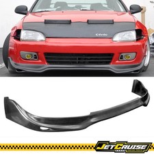 Fits 92-95 Honda Civic 23 Door Jun Style Front Bumper Lip Spoiler Unpainted Pu