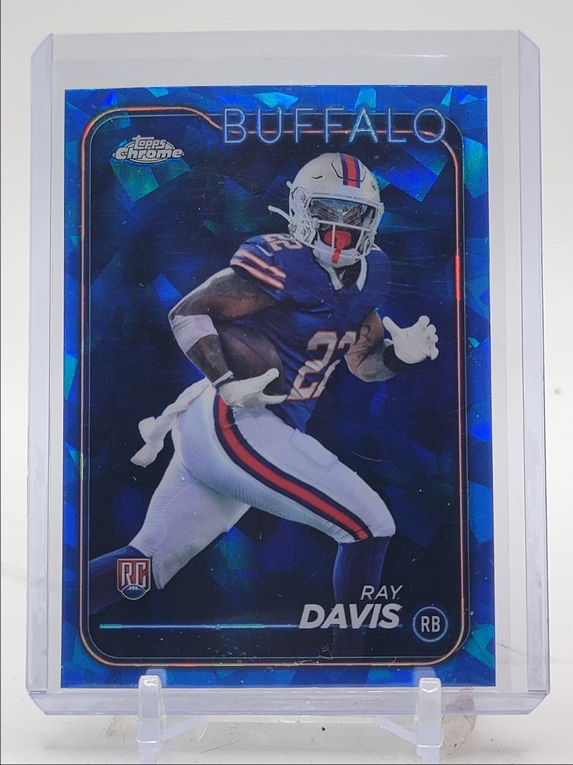 RAY DAVIS 2024 TOPPS CHROME SAPPHIRE EDITION ROOKIE BILLS #253 RC Q0653
