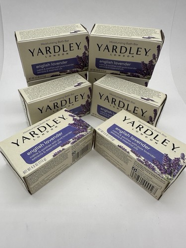 Lot of 8 Bars Yardley London English Lavender Moisturizing Bath Soap 4oz Each - Picture 1 of 4