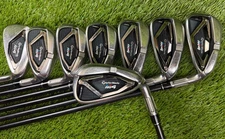*Nice* TaylorMade M4 Iron Set 4-PW+AW Right Hand | Atmos 6 Regular Flex Graphite