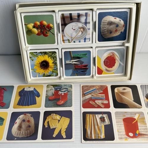 2 Ravensburger VTG Lotto Games Animal Babies Tierbabys 1977 My First Lotto 1988 - Picture 11 of 11