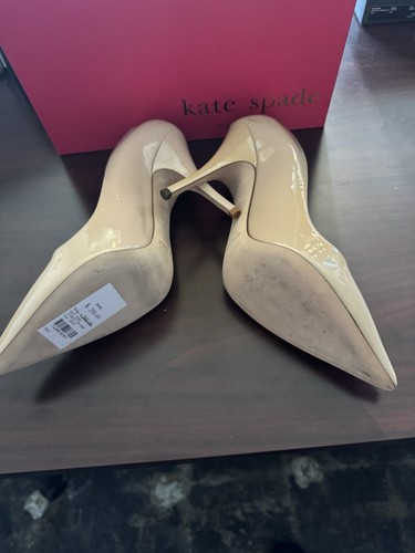 KATE SPADE Tan New York Licorice Patent Size 10B - Brand New - Picture 2 of 2