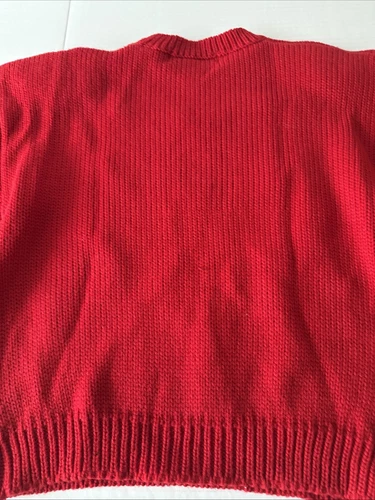 Karen Scott Sweater Women Petite L PL Scottie Dog 1980s NOS Ugly Christmas VNTG
