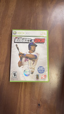 Major League Baseball 2k8 Xbox 360 complete cib used video games