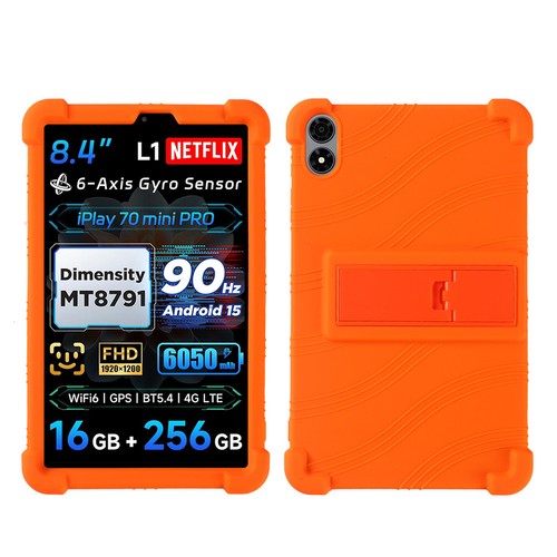 Shockproof Soft Silicone Protective Case Fit iPlay70 Mini Pro 8.4 Inch Tablet - Picture 28 of 32