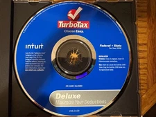 Intuit Turbotax Deluxe 2008 Software in Jewel Case