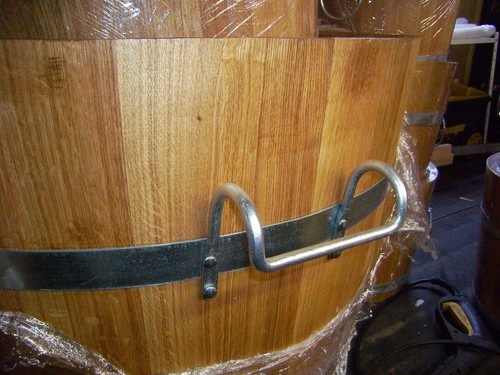 DIE MASSIVSTE BOGENGRIFFE F BLUMENKÜBEL WEINFASS HOLZFASS EICHENFASS NUR BEI UNS - Bild 1 von 3