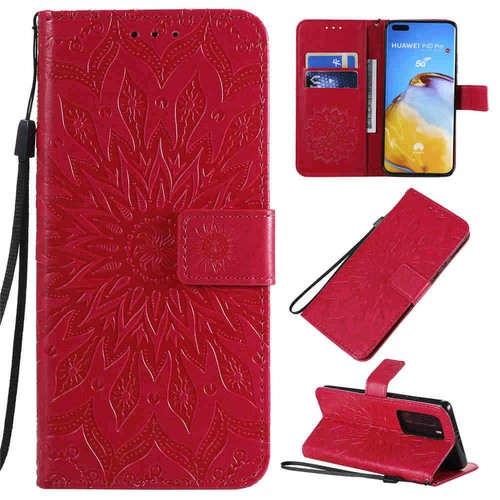 For Huawei P40 Lite P30 P20 Pro Magnetic Flip Wallet Stand Leather Case Cover - Picture 25 of 40