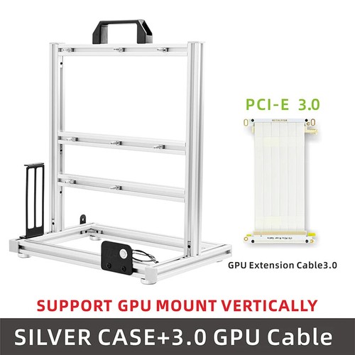 BlockCase Aluminum Open Frame Case Support ATX/M-ATX Mainboard GPU Mount - 第 22/26 張圖片