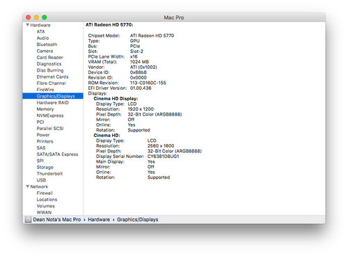 Apple Mac Pro 3.1, 2008, 8-Core (2x2.8GHz Quads) 16GB RAM, 500GB, SSD/320 GB HDD - Picture 15 of 19
