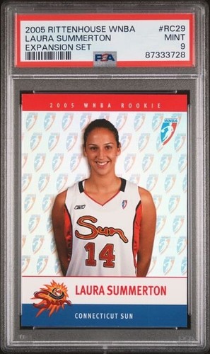 2005 Rittenhouse WNBA Rookie Laura Summerton PSA 9 Connecticut Sun Australia - Picture 1 of 2