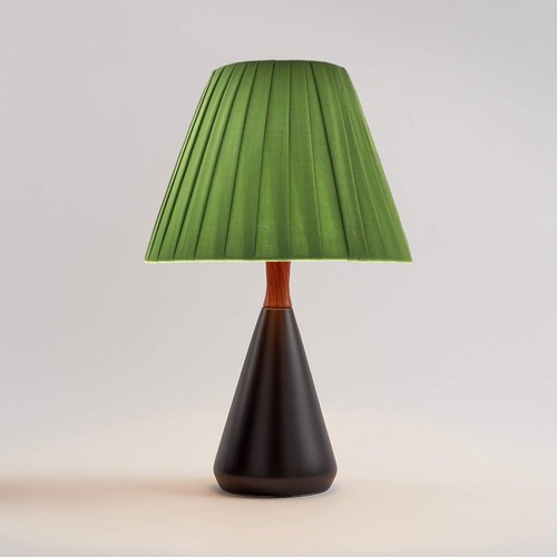 Moderna pantalla de pétalos de tela cónica Coolie de fácil ajuste moderna plisada pantalla de luz - Imagen 3 de 67