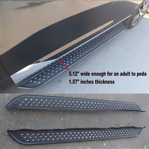2PCS Running Boards Fits for Jaguar E-Pace 2017-2025 Nerf Bars Side Steps - Picture 2 of 7