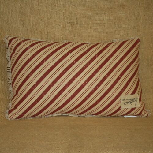 Believe Throw Pillow with Candy Cane Print Back Christmas Primitives by Kathy - Picture 3 of 3