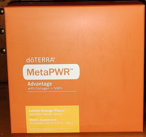 doTERRA MetaPWR Advantage mit Kollagen Zitrone Orange 30 Beutel Neu/Versiegelt