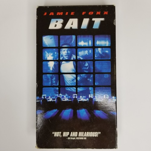 Bait Movie VCR VHS Tape Jamie Foxx David Morse 2000 Action Comedy Warner Brother - Imagen 2 de 6