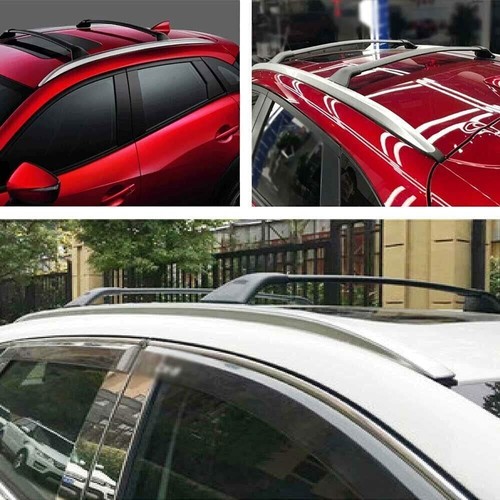 4 piezas para Mazda CX-5 CX5 2017-2025 riel de techo bastidor riel lateral barra transversal - Imagen 3 de 7
