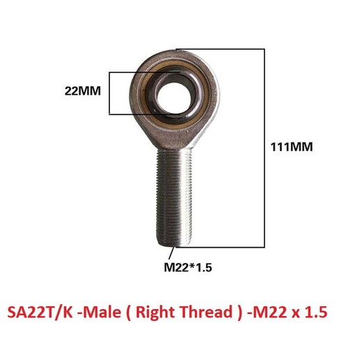 Female/Male Rod End, Bearing Rose Joint, Left/Right Hand Thread, Variety Sizes - Picture 71 of 94